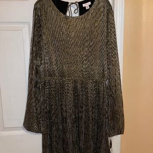 Metallic Target Dress